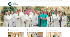 Desktop Screenshot of clinicacandela.it